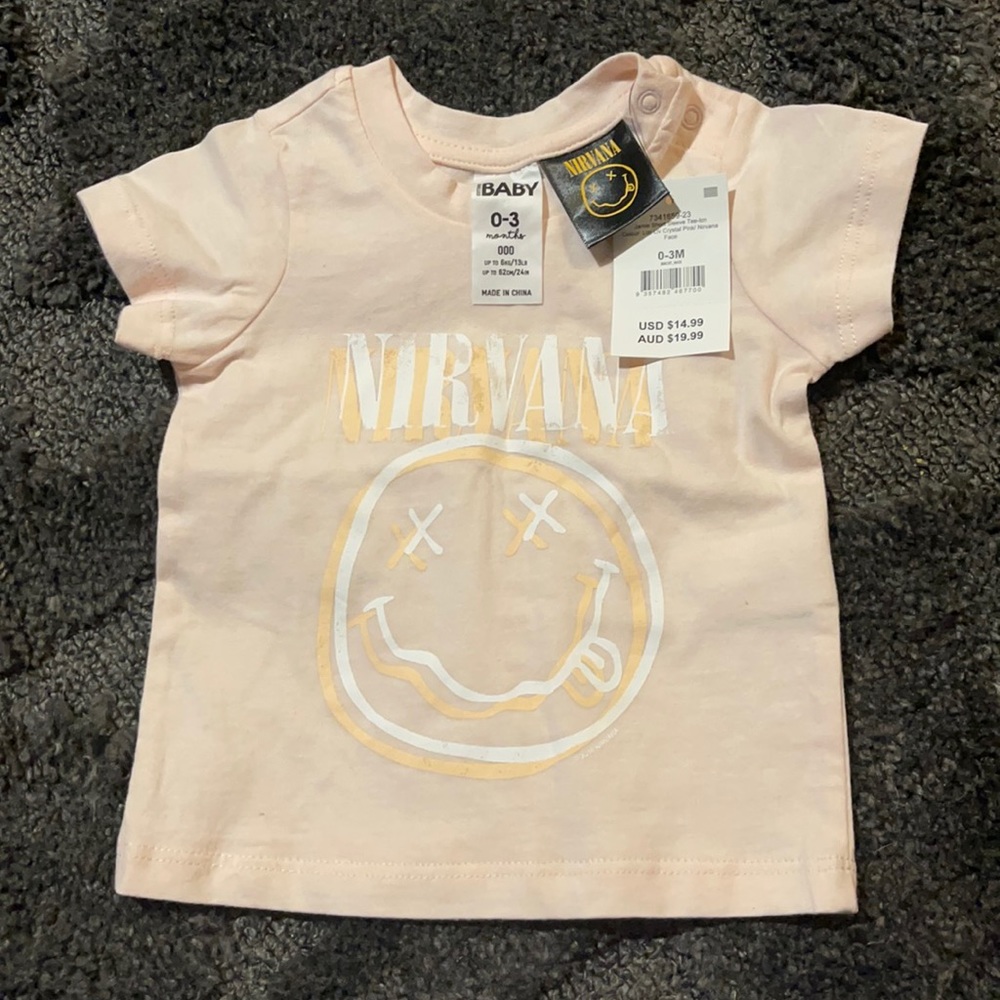 Nirvana Pink baby Shirt